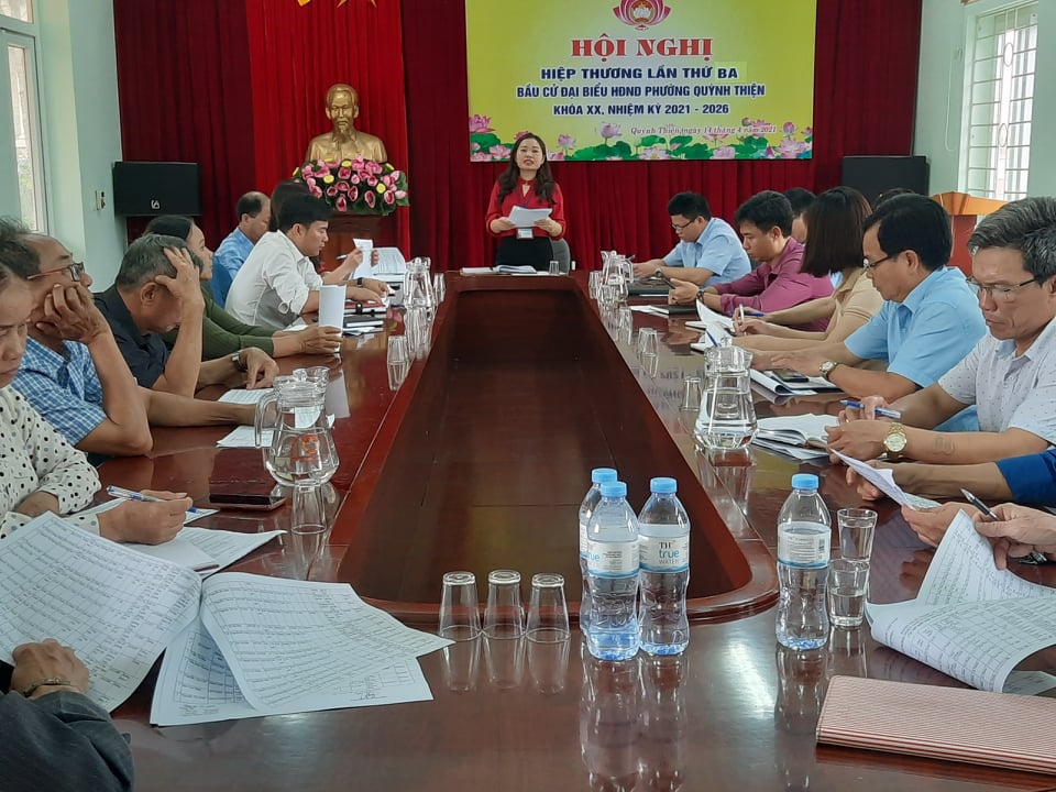 Uỷ ban MTTQ phường Quỳnh Thiện tổ chức hội nghị hiệp thương lần thứ ba